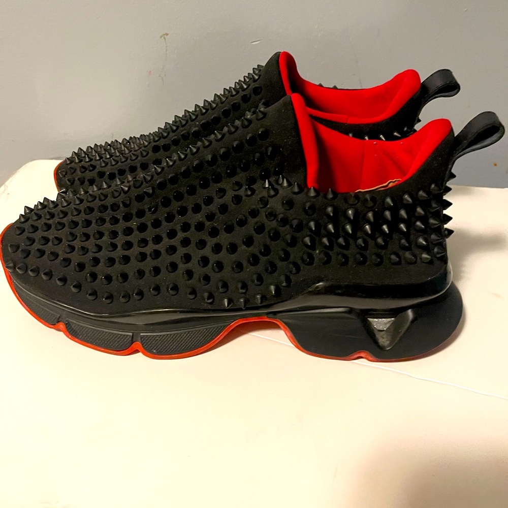Spiked Studded Neoprene Trainers